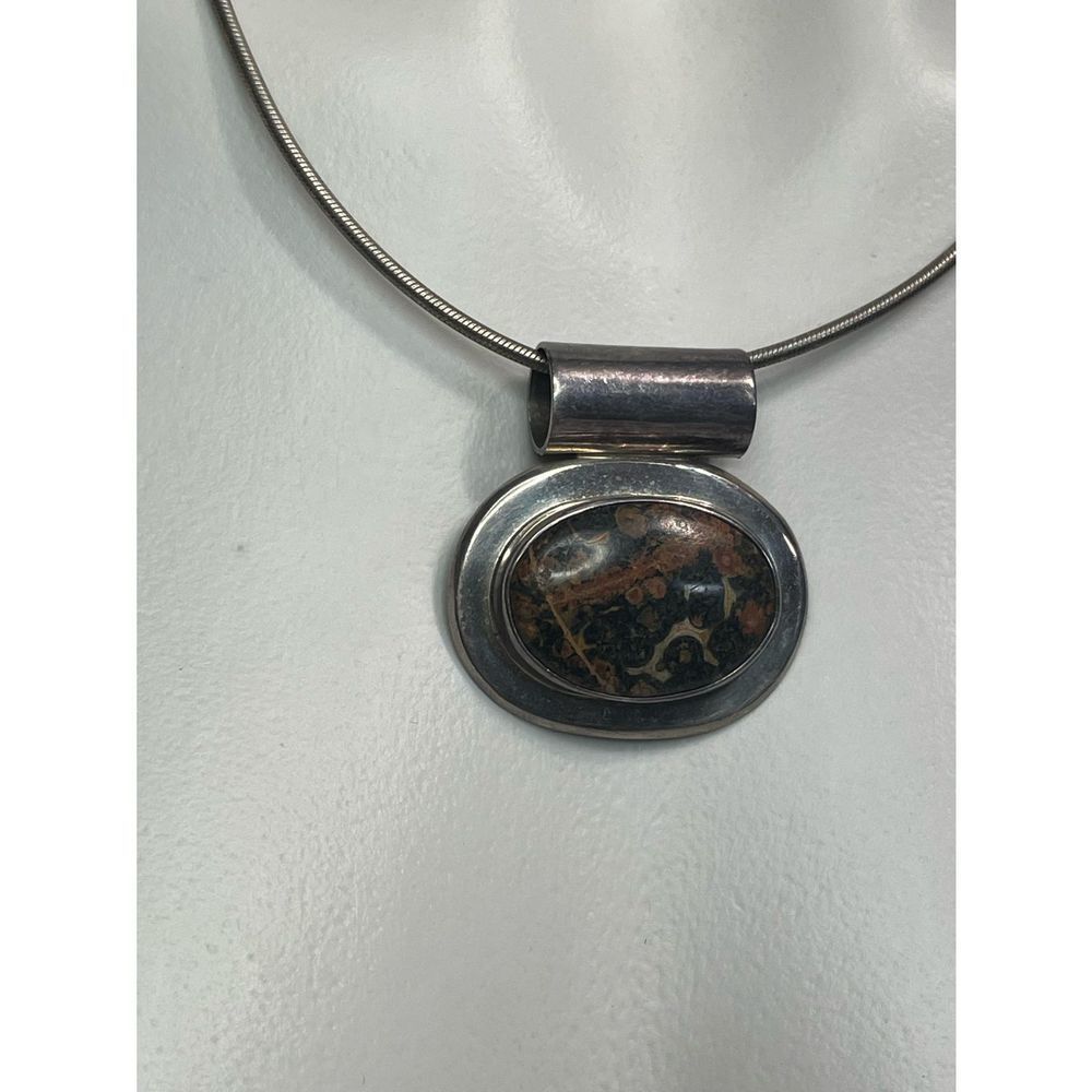 Sterling silver southwestern choker - Picture 4 of 5